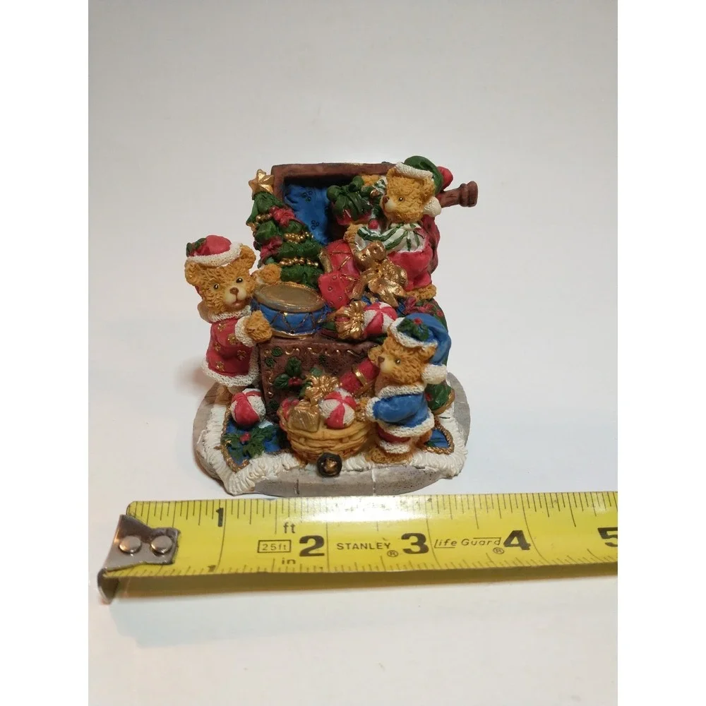 Christmas Bear Mayview Collection Resin Figurine Holiday Toys And Decor